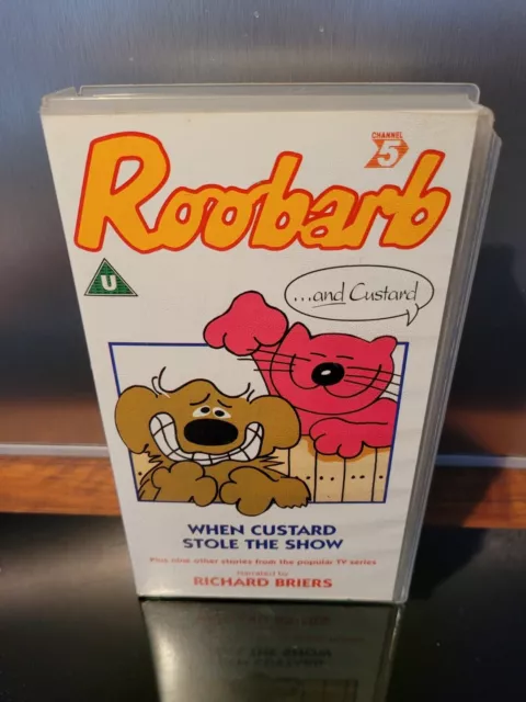 Roobarb and Custard VHS 'When Custard Stole The Show' Video Tape VGC 1997