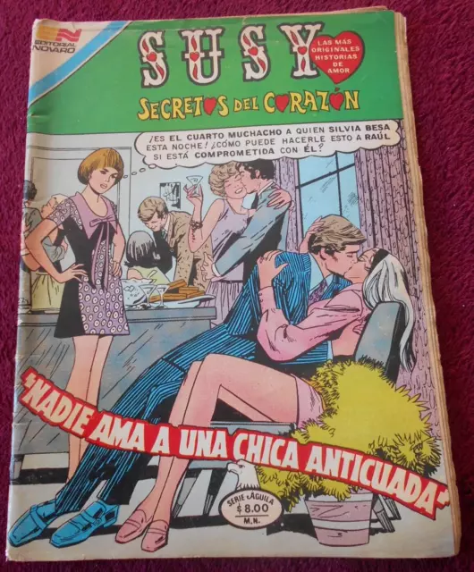 SUSY mini comic NOVARO foreign VINTAGE DC COMICS ROMANCE KISSING MAD sexy RARE