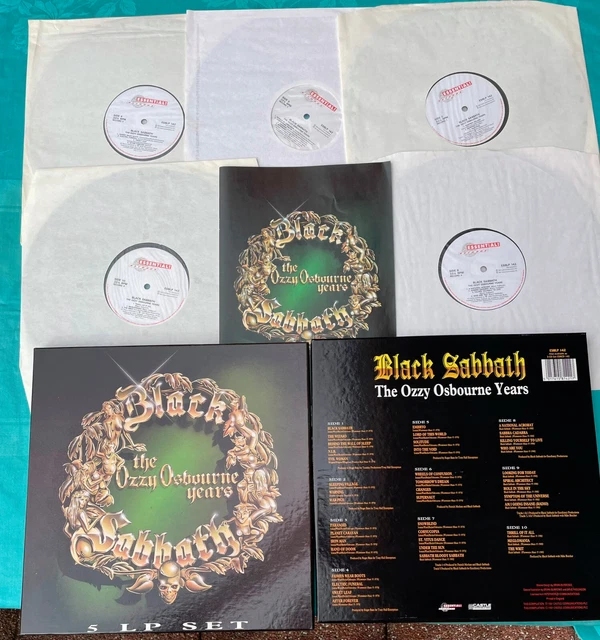 BLACK SABBATH: THE Ozzy Osbourne Years 1990 5 LP Box Vinyl 12 ...