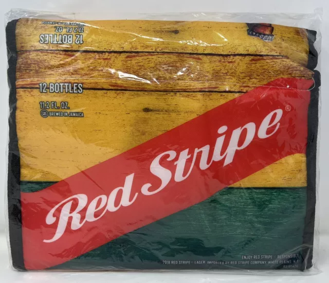 Red Stripe Jamaican Beer 12 Bottle Portable Collapsible Soft Cooler
