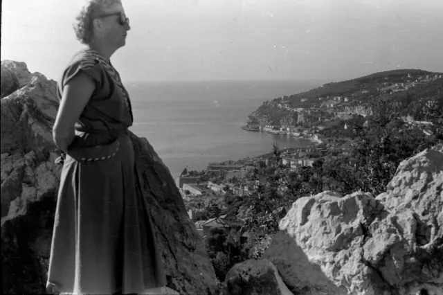 Lot 15 anciens négatif photo 35mm bobine Famille visite Nice Monte Carlo an.1950