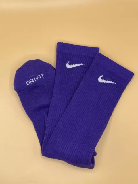 nike everyday crew socks Dri-fit Plus cushioned multicolor size L sportswear NEW