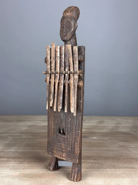 Likembe Rdc ANCIEN SANZA AFRICAIN likembé Luba Songye RDC instrument rituel art ...