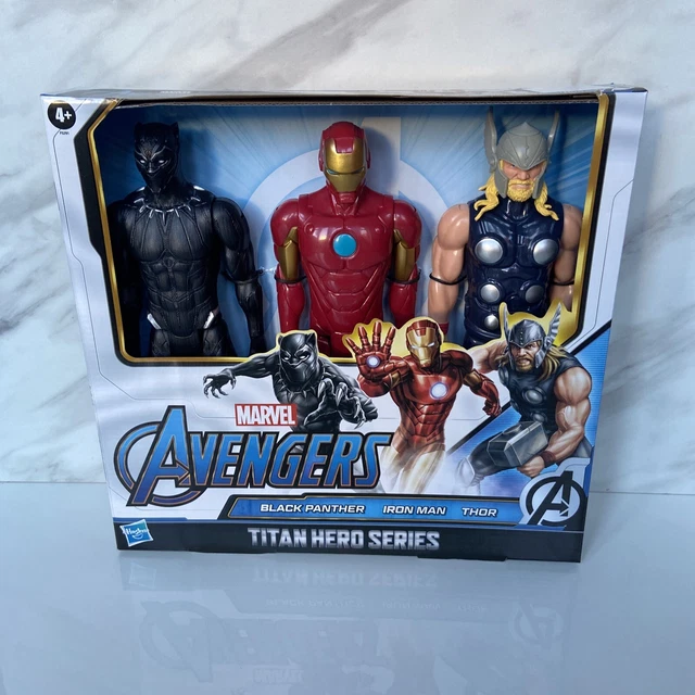 HASBRO MARVEL AVENGERS Titan Hero Series 12” Action Figures 3 Pack