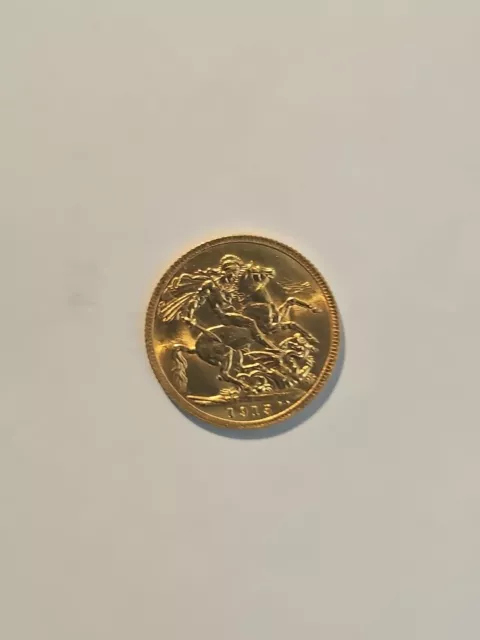 1915 Full Gold Sovereign Coin Investment Bullion George V