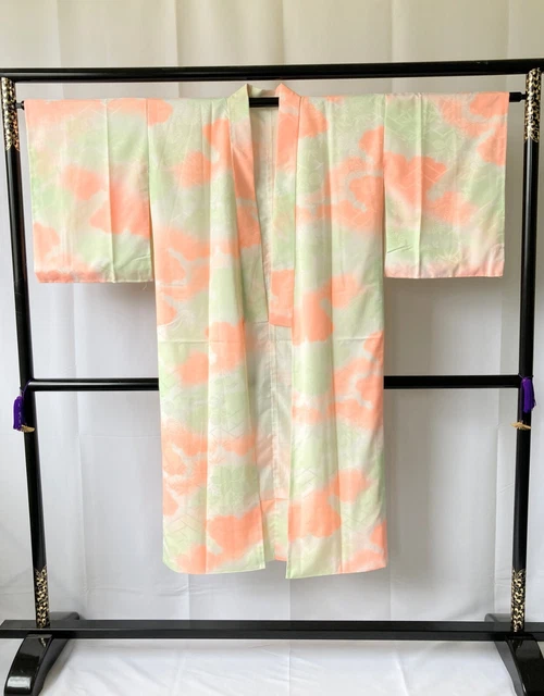 Vintage Japanese Juban kimono - Women's NagaJuban Kimono Robe