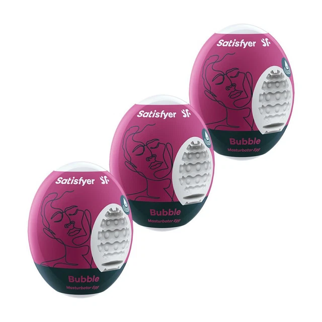 3 ovetti per la masturbazione maschile satisfyer masturbator egg bubble