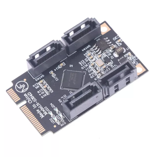 Add On Cards Mini PCI-E PCI Express to 4 Ports SATA 3.0 Converter SSD HDD SA__x 2