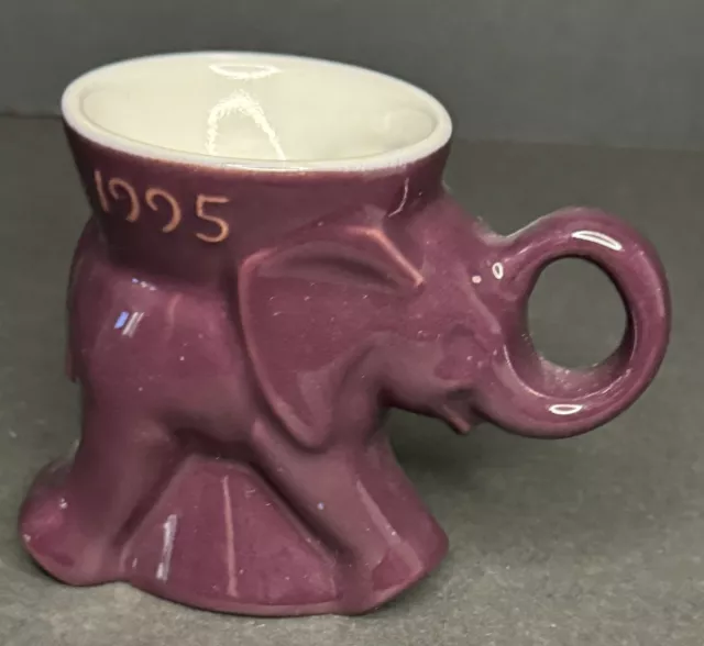 Vintage Frankoma 1995 Republican GOP Political Elephant Mug Cup Collectible