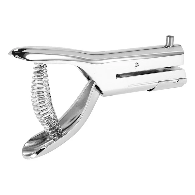 Hole Punch 1/4 Inch, Heavy Duty Hole Punch, Card Portable Handheld Long, 2  X8N4