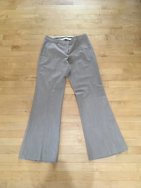 Theory Womens Dress Pants Trouser Work 8 Workwear Khaki Office Business Casual