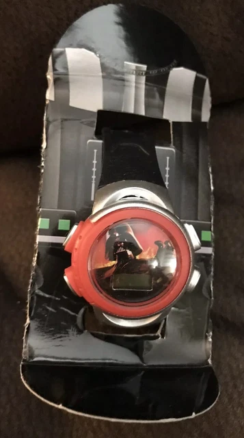 Star Wars Darth Vader Kids LCD Watch with Collectible Tin.