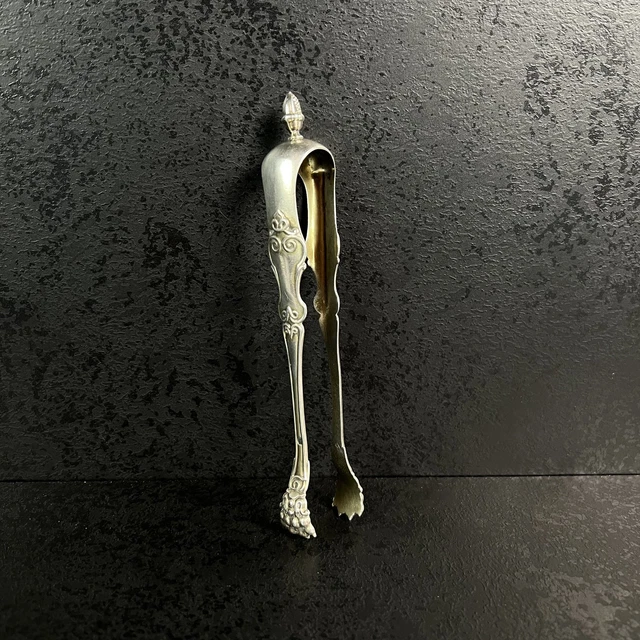 Christofle petite pince à sucre Delafossé mét. argent french goldsmith