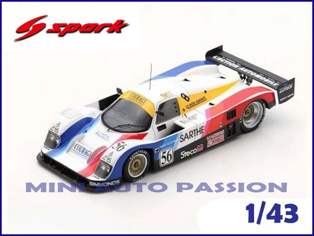 Spark 1/43 Courage C30 LM #13 1993 Le Mans 24H Yver / Ricci Diecast