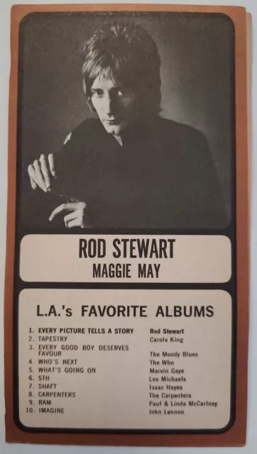 1971 93 KHJ Thirty Radio Hitbounds Los Angeles Survey Rod Stewart Isaac Hayes