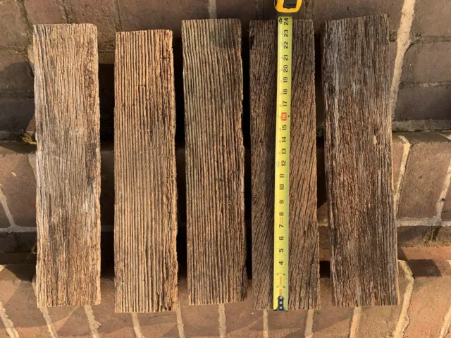 24" Reclaimed Rustic Fence Boards 5 Planks Weathered Barn Wood Style Aged 2