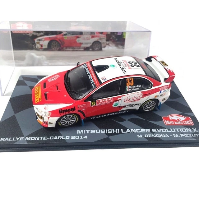 Décalcomanies 1/18 Pour Mitsubishi Lancer Rallye Monte-Carlo 2014 - Réf. 1425 - Marque Rallye Miniature