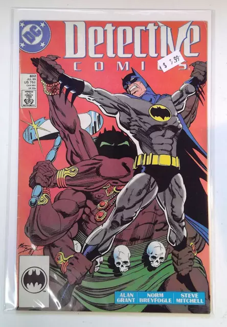 1989 Detective Comics #602 DC Comics VF- 1st Series 1st Print Comic Book