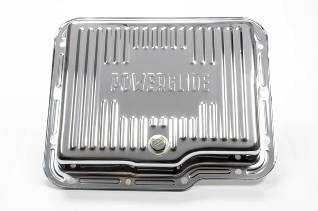 RACING POWER CO-PACKAGED Chrome Powerglide Trans Pan R9124