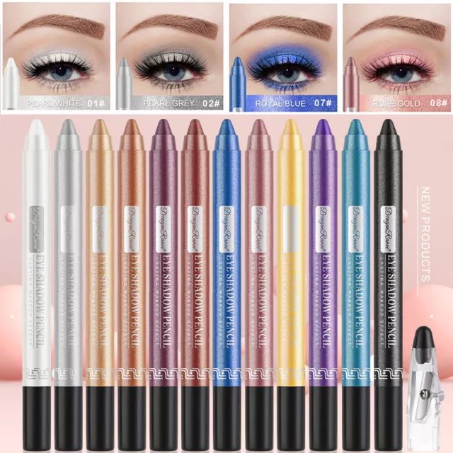 Eye vers à Soie Bâton Paupières Stylo Gel Paillettes Eye-Liner Lumière Fourre *