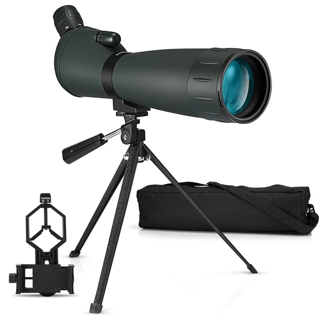 Monocular 20-60X con soporte para teléfono inteligente y trípode alto F0U8