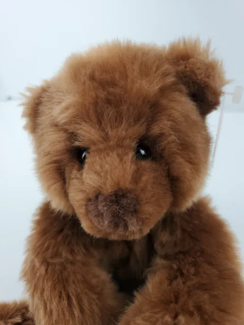 GUND Schatzi Teddy Bear Dark Brown Stuffed Animal Toy Plush 15021 Sitting 7" 2