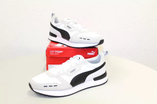 Puma R78 Sneaker Low Herren Weiß/Grau 37311702 Größe 46 Neu Rechnung MwSt