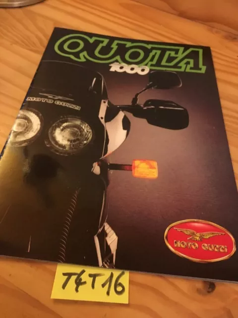 Moto Guzzi Quota 1000 prospectus brochure prospekt dépliant publicité catalog GB