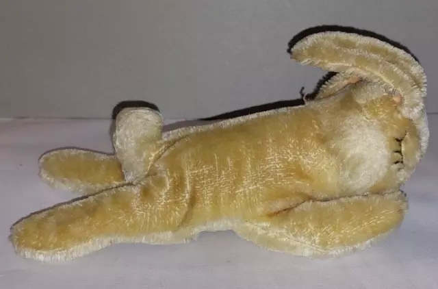 Vintage soft toy sleeping Rabbit Steiff Steiff Germany original mohair 3