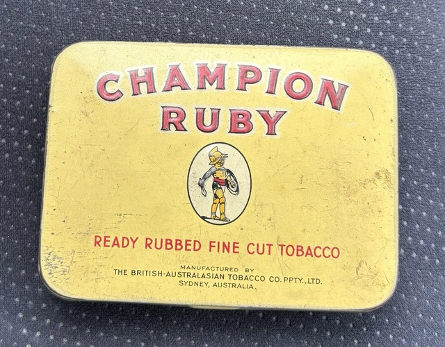 CHAMPION RUBY TOBACCO Tin 2 oz Net. $29.99