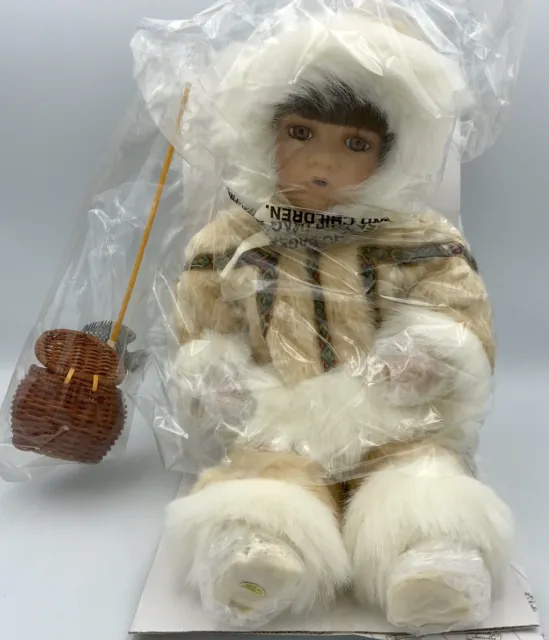 Heritage Signature Collection Porcelain Doll Eskimo #12246 - COA with box