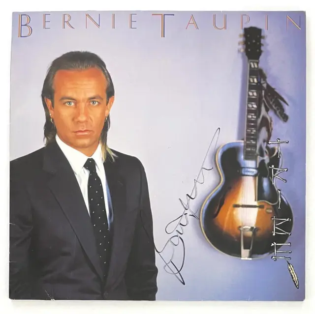Bernie Taupin Signed Autograph Album Vinyl Record LP - Tribe w/ JSA COA