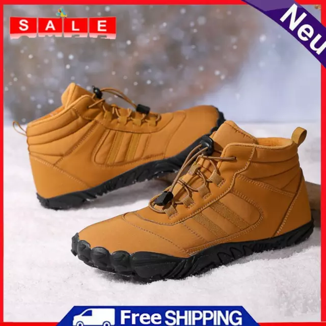 Fur Lined Plush Hiking Boots Snow Boot Women Men for Walking Hiking for Winter