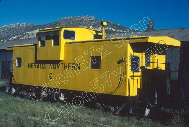 Original Rutsche - NN Nevada Northern Rwy Caboose 6 at Ely, NV. 8/88