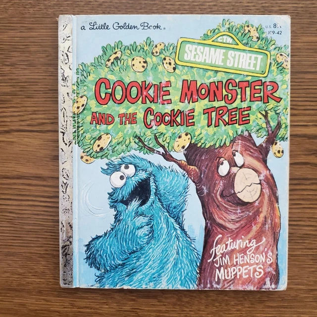 VINTAGE SESAME STREET "Cookie Monster and the Cookie Tree" Little
