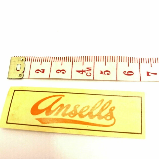 Beer Label Ansells Neck Label Genuine Ex-Brewery Stock