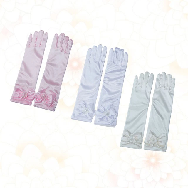 3 Pairs Gants En Dentelle Sans Doigts Gants De Mariée Style Occidental