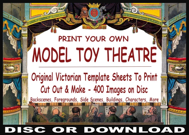 Stage Paper Model PRINTABLE VINTAGE PAPER MODEL TOY THEATRE TEMPLATES ☆ 100s IMAGES TO ...