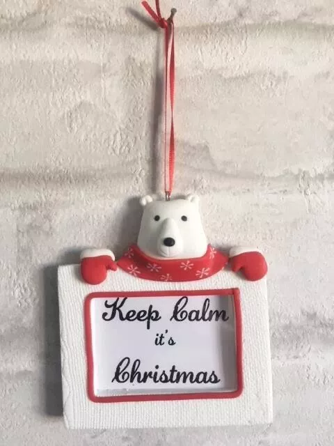 Cadre de Noël personnalisé, cadre cadeau personnalisé ours polaire, votre message