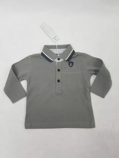 IKKS t-shirt polo bébé garçon manches longues taille 6 ou 12 mois NEUF