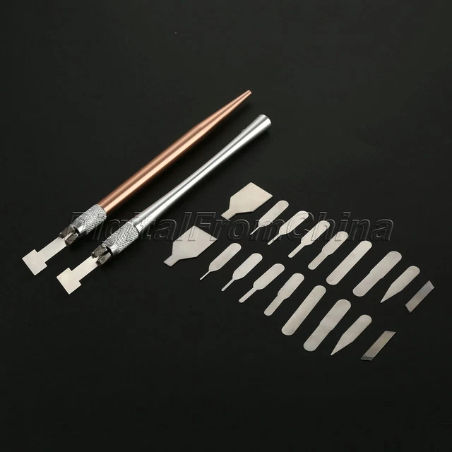 10 in 1 2 Color IC Chip Repair Thin Blade Tool CPU Remover For iPhone Processor