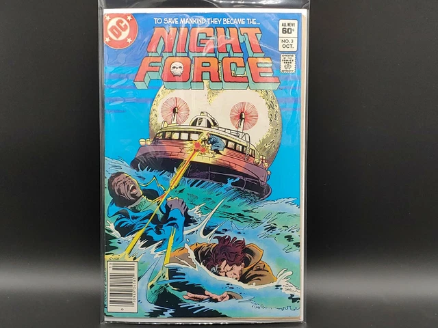 1982 DC Comic Book Night Force #2 Oct NO. 3 Very Nice Bronze Age Comic