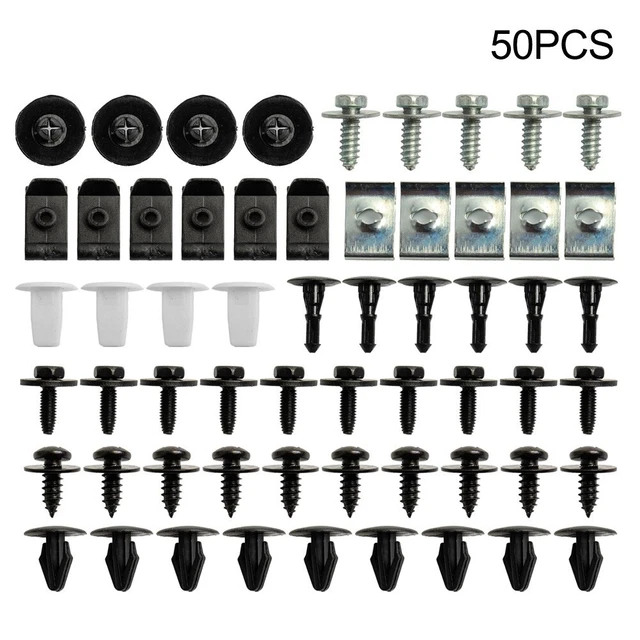 Fasteners Clips Shield Guard Metal Plastic Car Engine Undertray Durable