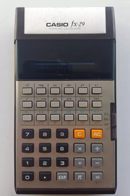 Vintage Casio Fx-29 Led Scientific Calculator Made In Japan Working