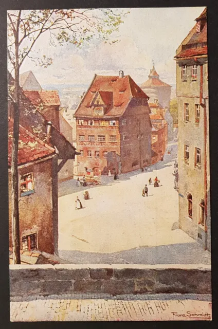 AK Nürnberg Albrecht Dürer Haus Künstlerkarte ungelaufen um ca. 1910