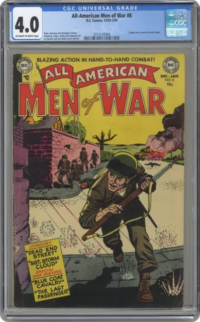 All American Men of War #8 CGC 4.0 1953 3712147004