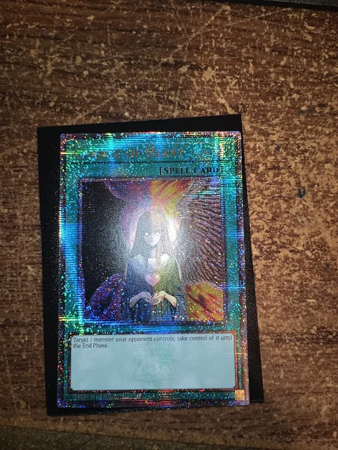 YUGIOH CHANGE OF Heart Quarter Century Secret Rare RA01-EN050 25th Rarity  $19.99 - PicClick