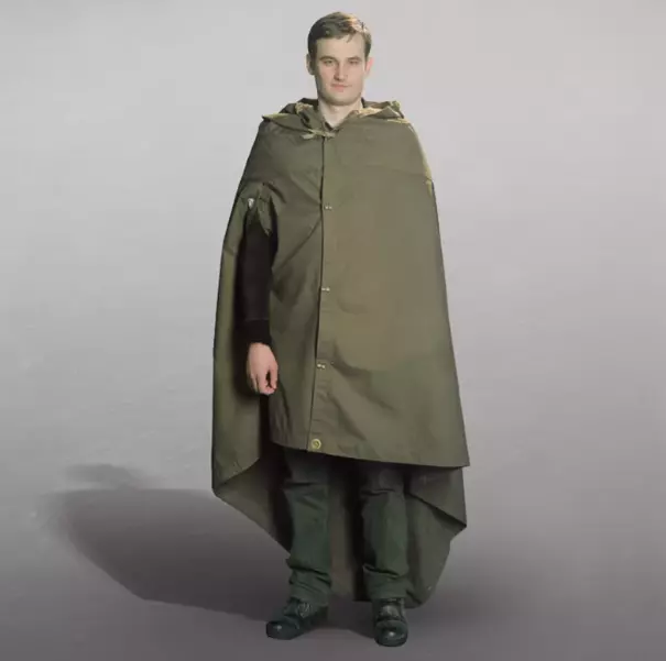 Russian Army Soviet Cloak Military Tent Poncho Original Hooded Rain Coat USSR