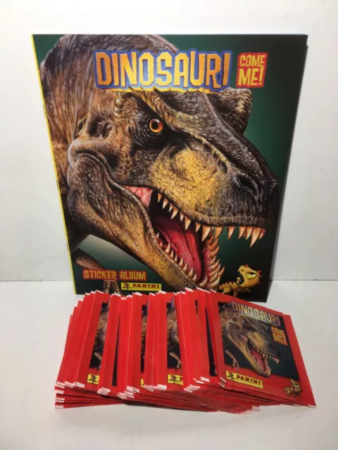 DINOSAURI COME ME -Panini 2014- ALBUM VUOTO + 50 BUSTINE Figurine-Stickers