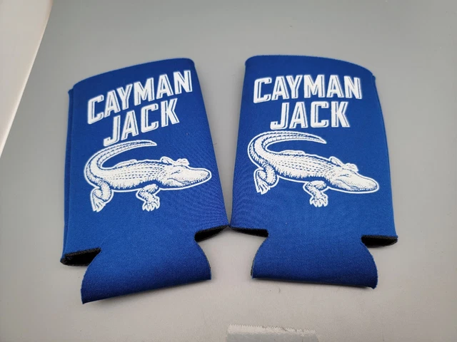 Lot Of 2 Cayman Jack margaritas Koozie alligator Tall